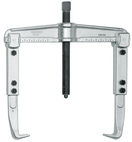 12460 - 520x500 mm Universal 2-Arm Puller with Adjustable Legs