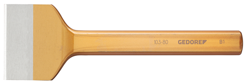 8723690 - 80mm Vanadium Steel Flat Oval Joint Chisel for Walls and Tiles