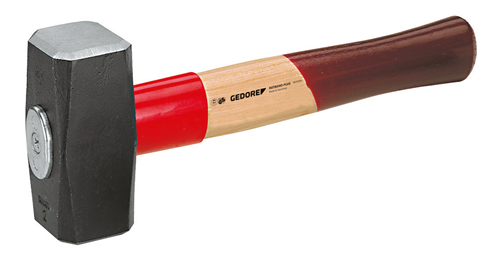 8887530 - ROTBAND-PLUS Club Hammer with Hickory Handle, 1500g, Safe Design