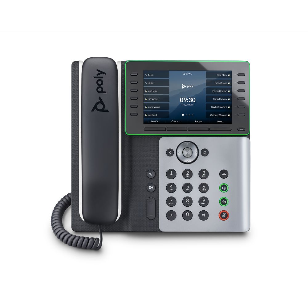 82M91AA - Poly Edge E550 VoIP Phone for Home or Office Use