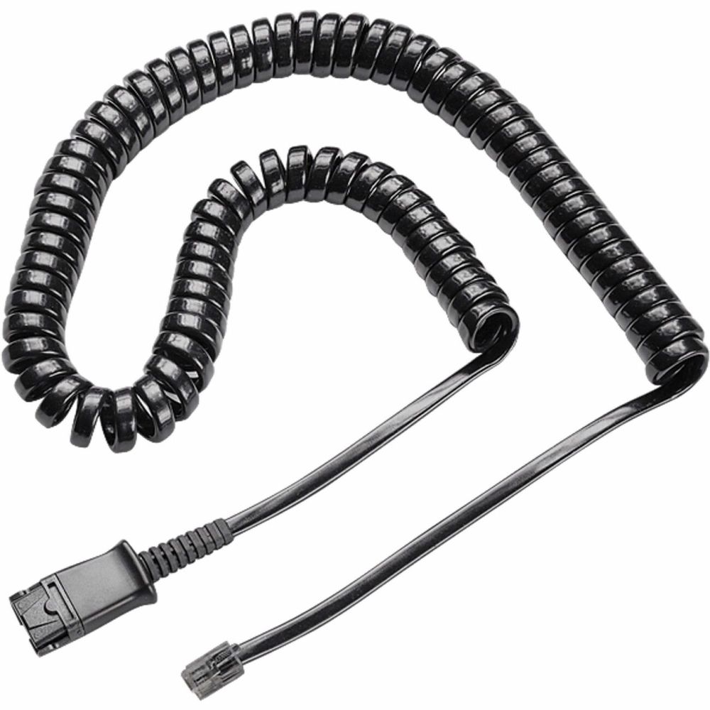 85R38AA - Coiled Poly Cable for H-Series Headsets and Cisco VoIP