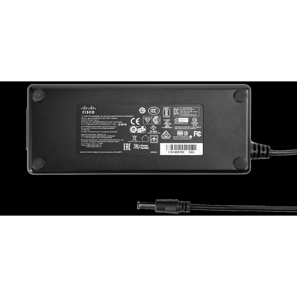 MA-PWR-100WAC - 100W Cisco Meraki AC Adapter for Wireless Access Points