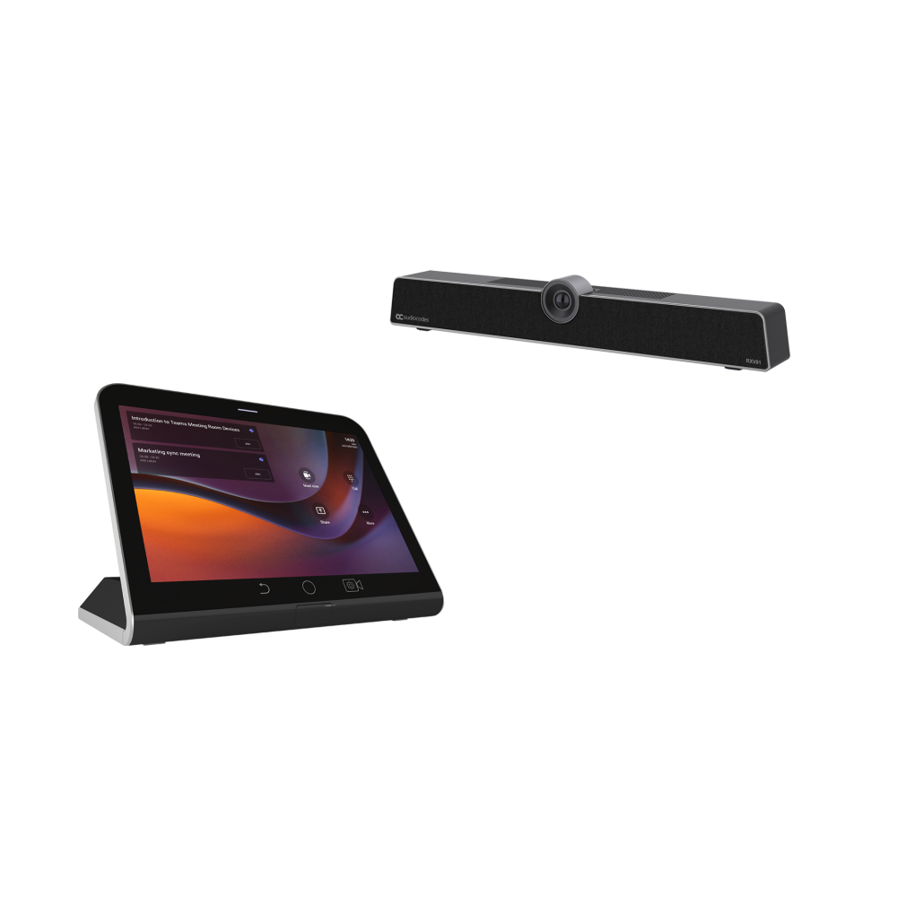 TEAMS-RXV81-B10 - AudioCodes RXV81 5x Zoom Video Bar with Touch Controller