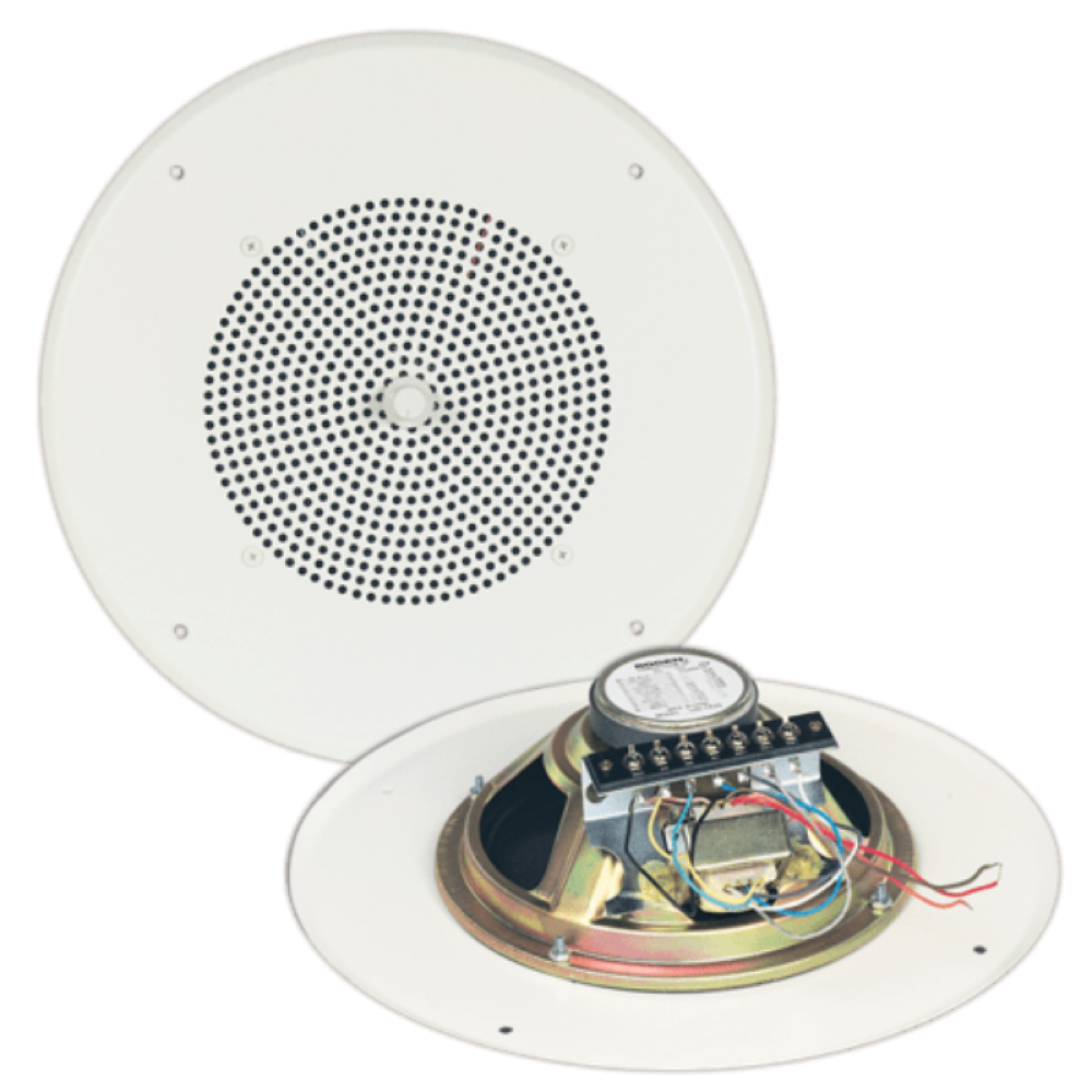 S86T725PG8UBRVR - 8" Bogen Ceiling Speaker with Volume Control, Bright White