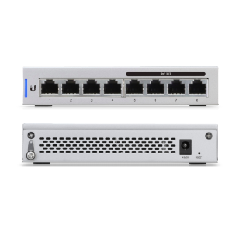 US-8-60W - 8-Port Gigabit Switch with 4 PoE Ports