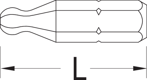6568280 - Durable 5/16" Hex Screwdriver Bit for Heavy Use