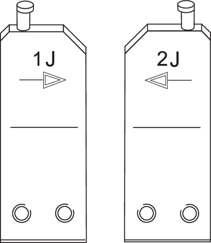 5703540 - E-8005 4 J Circlip Tip for 80-140mm Spacing