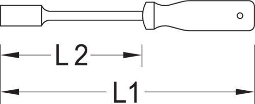 6536590 - 210mm Magnetic Bit Screwdriver with Vanadium Steel Construction