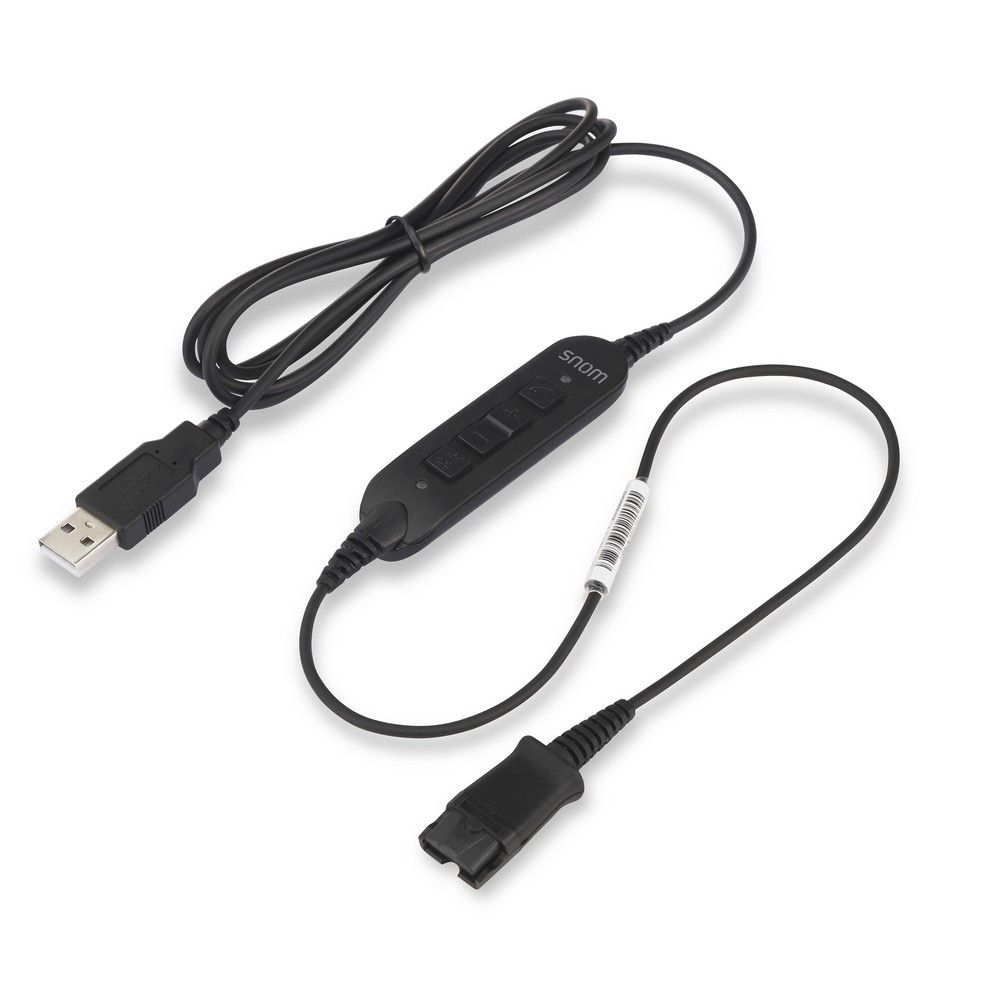 ACUSB - 1.7m USB Adapter Cable for Snom Headsets with Call Control