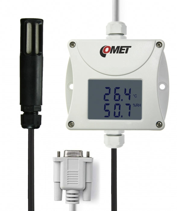Industrial temperature and humidity transmitter - RS232 output