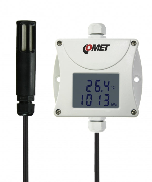 Industrial temperature, humidity, bar. pressure transmitter - RS485 output