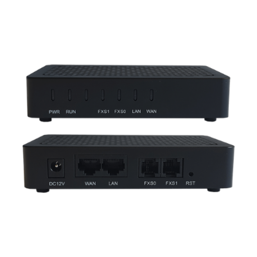 GW0002 - 2 FXS Ports VoIP Gateway with NAT Router