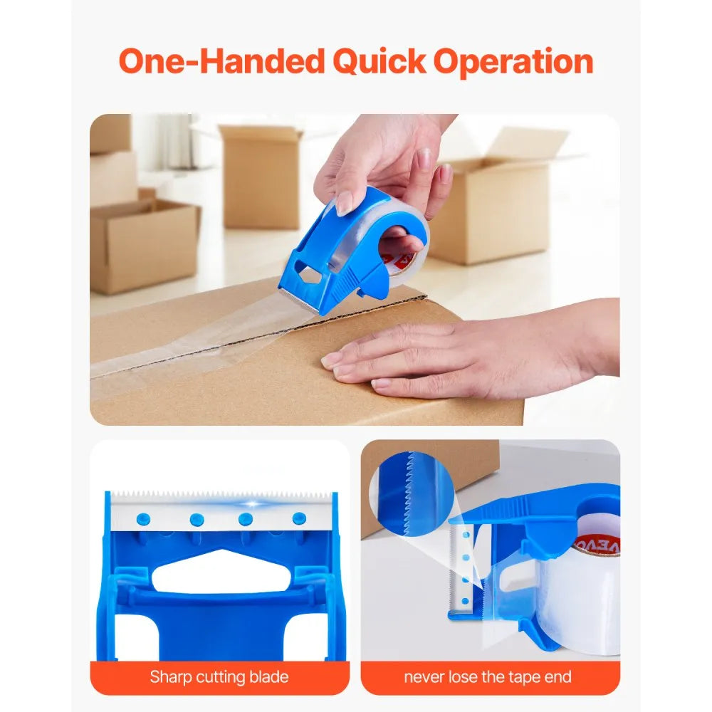 ID274825P6D6 - Heavy-Duty Clear Packing Tape, 1.88 in x 25yd, 6 Rolls