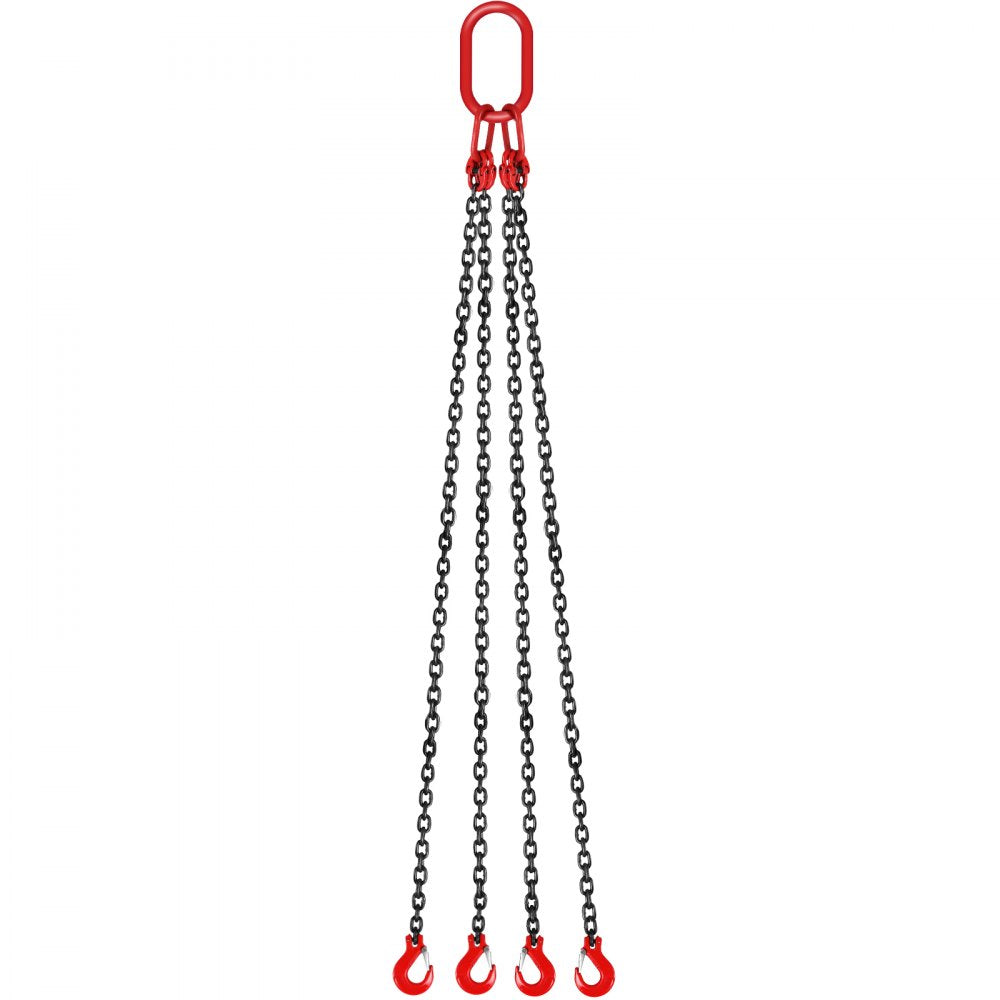 010610818475 - G80 10FT Chain Sling with 11,000 lbs Load Capacity