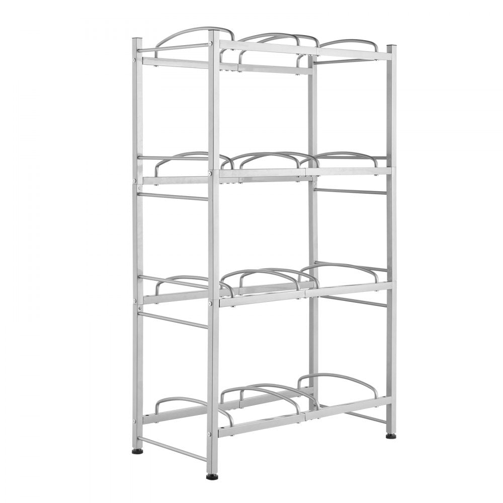 8 Water Bottle Rack-S - 8-Bottle Vertical Holder for 3 & 5-Gallon Jugs