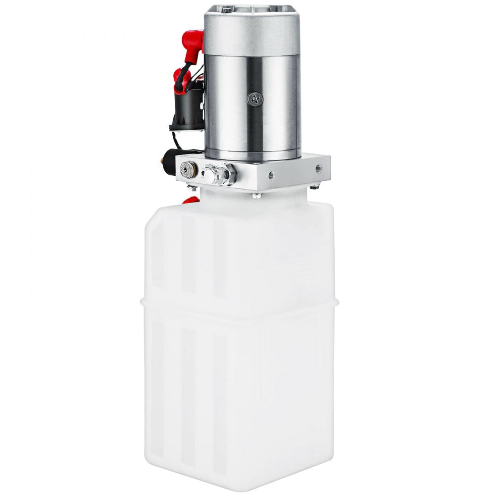 010377084563 - 6-Quart 12V Hydraulic Pump for Dump Trailers & Lifting