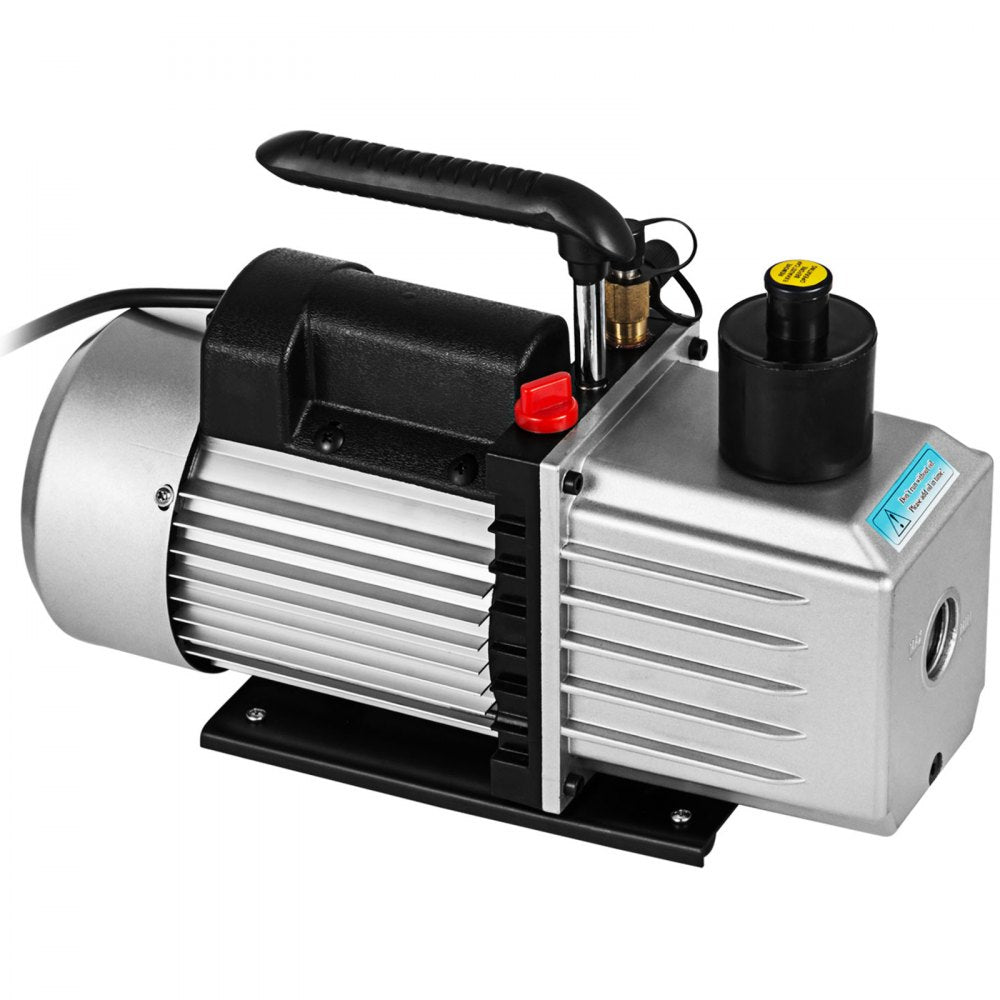 2RS-2 - 8CFM Dual-Stage Rotary Vane Vacuum Pump, Lightweight Aluminum Design