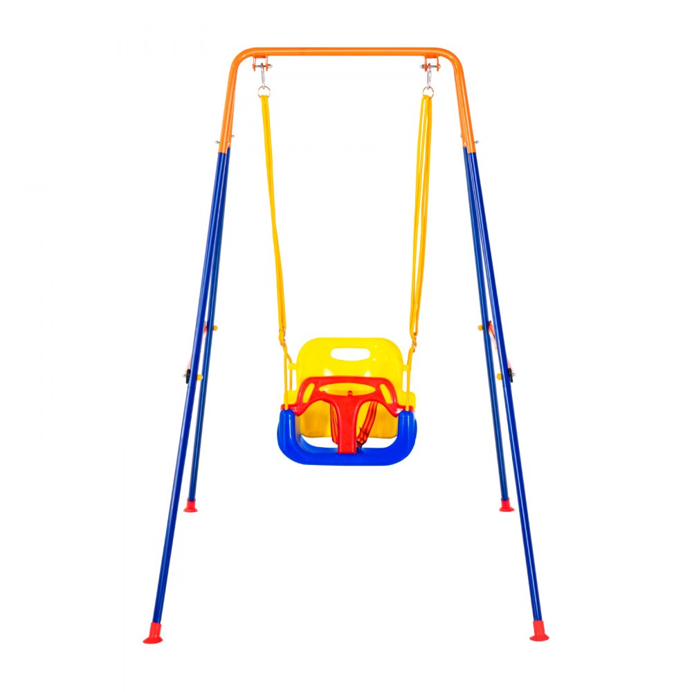 JX-SW04 - Adjustable 3-in-1 Swing Set for Kids 3-10 Years