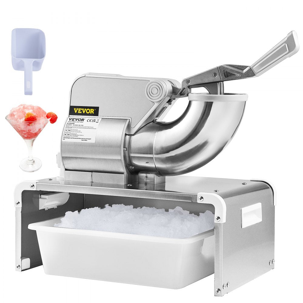 BY-300XTD-S - 661lbs/hr Durable Electric Ice Crusher for Events and Businesses
