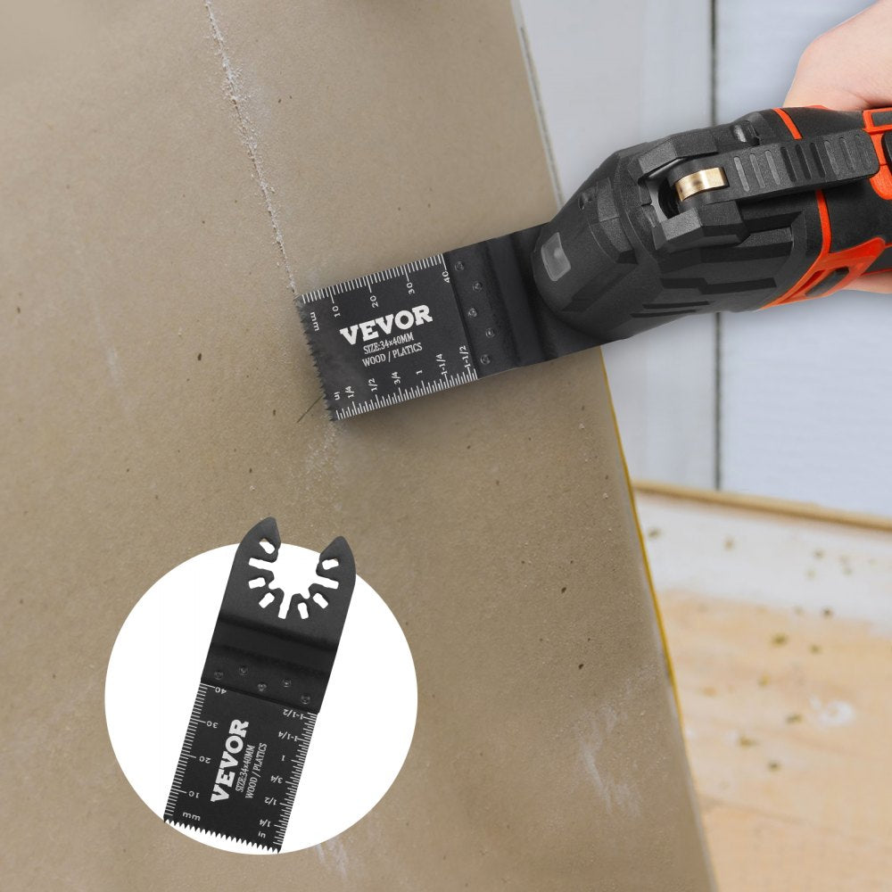 010178386468 - Durable Oscillating Saw Blades for Wood, Plastic, Aluminum