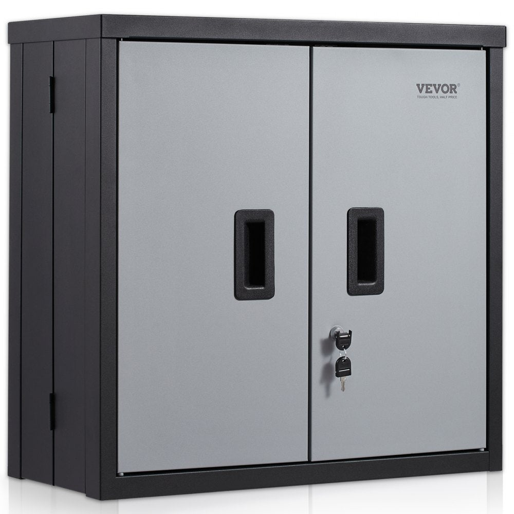 010105816892 - Compact 26” Foldable Metal Wall Cabinet for Secure Storage