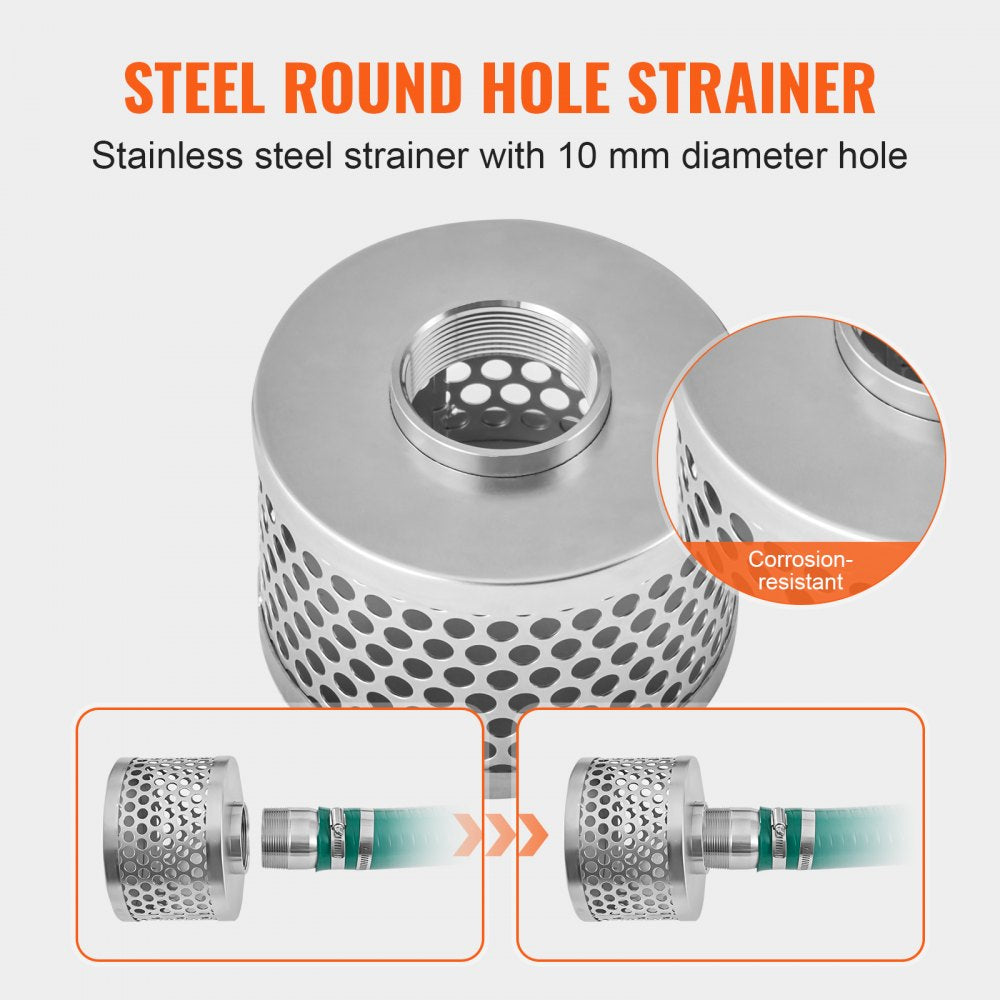 TZ04050X65FT-1 - 2" x 65 ft VEVOR Heavy-Duty Suction Hose Kit