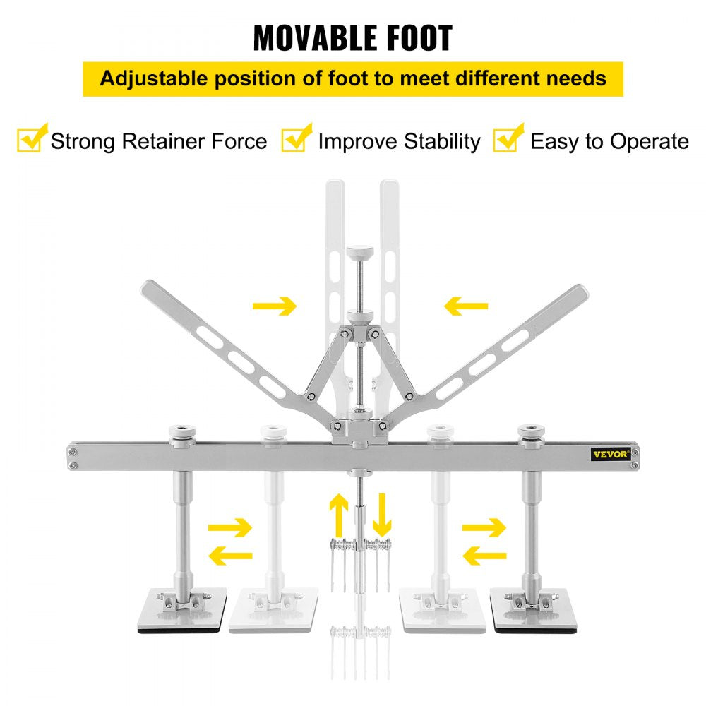 SS-GZ-SCBHS11875 - Durable 750MM Aluminum Dent Pull Bar with Adjustable Foot
