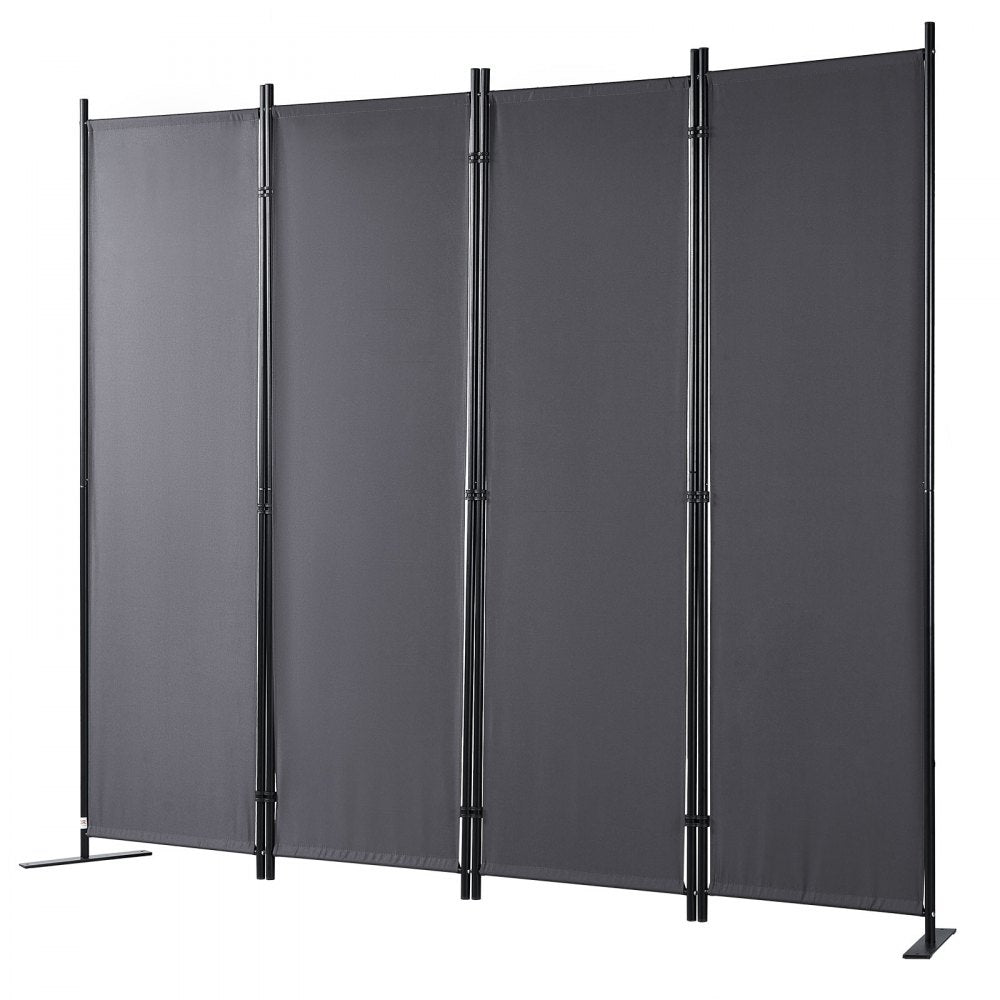 010181896767 - 5.6ft Freestanding Room Divider for Privacy and Mobility