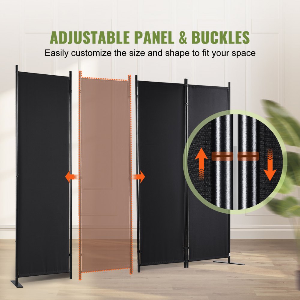 010438777887 - Adjustable VEVOR Room Divider for Privacy in Any Space