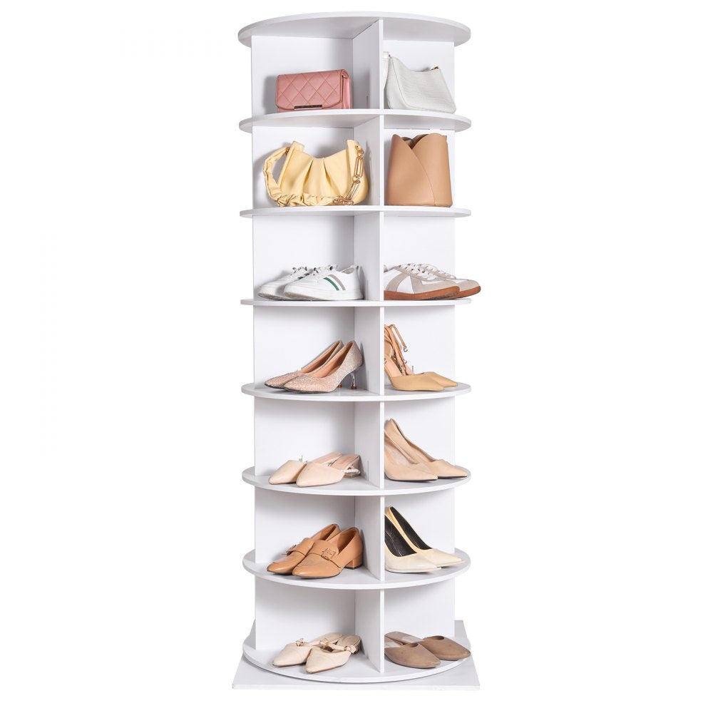OY-XZXJ-04 - 7-Tier Rotating Shoe Rack, Space-Saving & Stylish