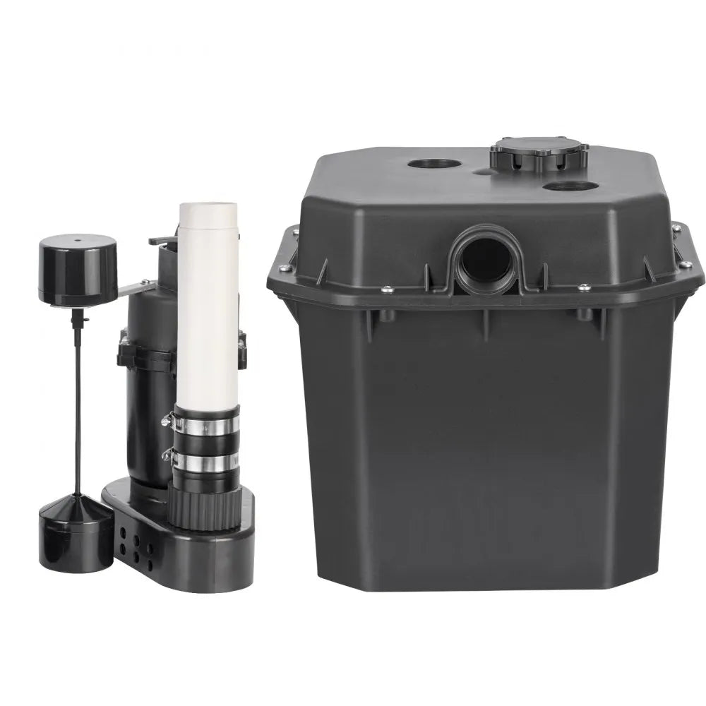 ZX30023 - Efficient Utility Sink Pump for Basements, 1/3 HP, 2900 GPH