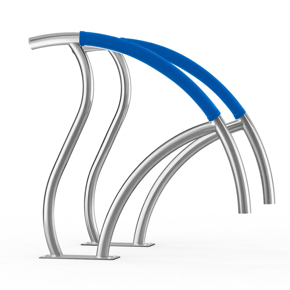 B-3030-D - Stainless Steel Pool Handrail with Non-Slip Grips