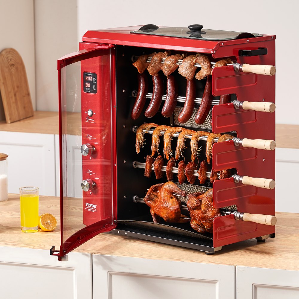 BG-05LXK - 360° Electric/Gas Shawarma Grill for Juicy BBQ Cooking