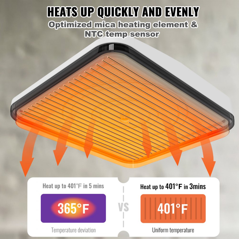 010646264493 - 9x9 VEVOR Heat Press for T-Shirts, Bags & More