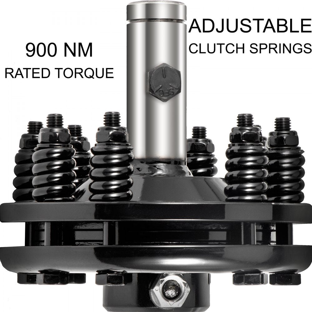 010654593129 - Heavy-Duty PTO Slip Clutch with Adjustable Tension and 1-3/8" Ends