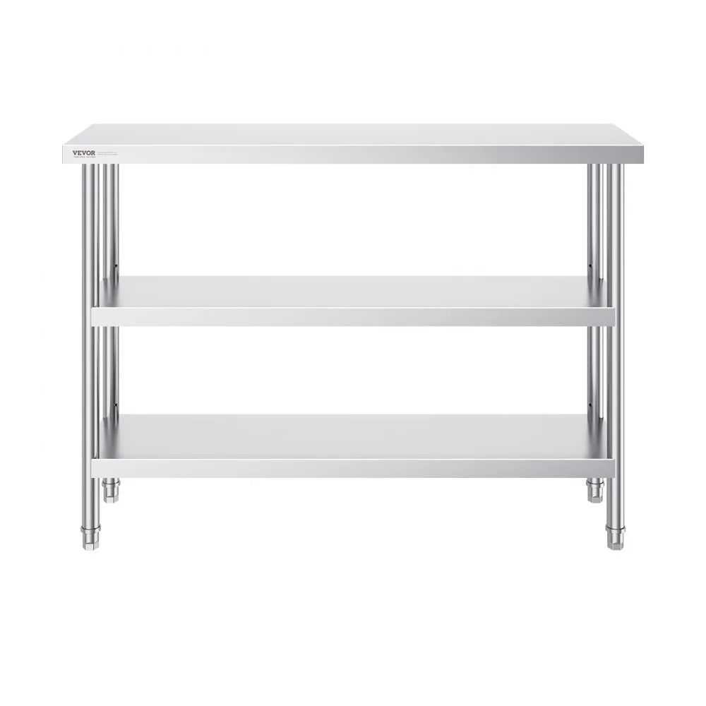 SCGZT1220*355T - 48"x34" Stainless Steel Work Table for Kitchens