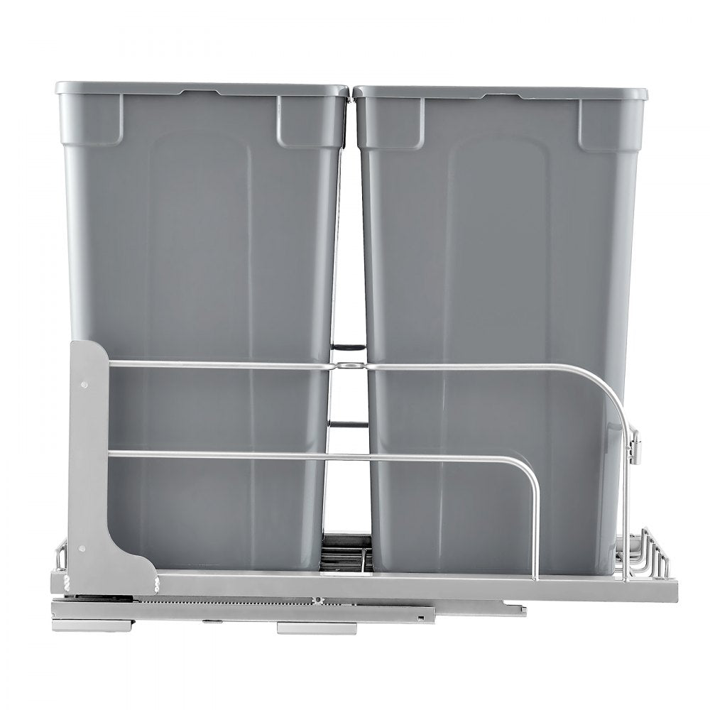 BB-LM27L02 - 27QT Double Pull-Out Kitchen Trash Can with Soft-Close Mechanism