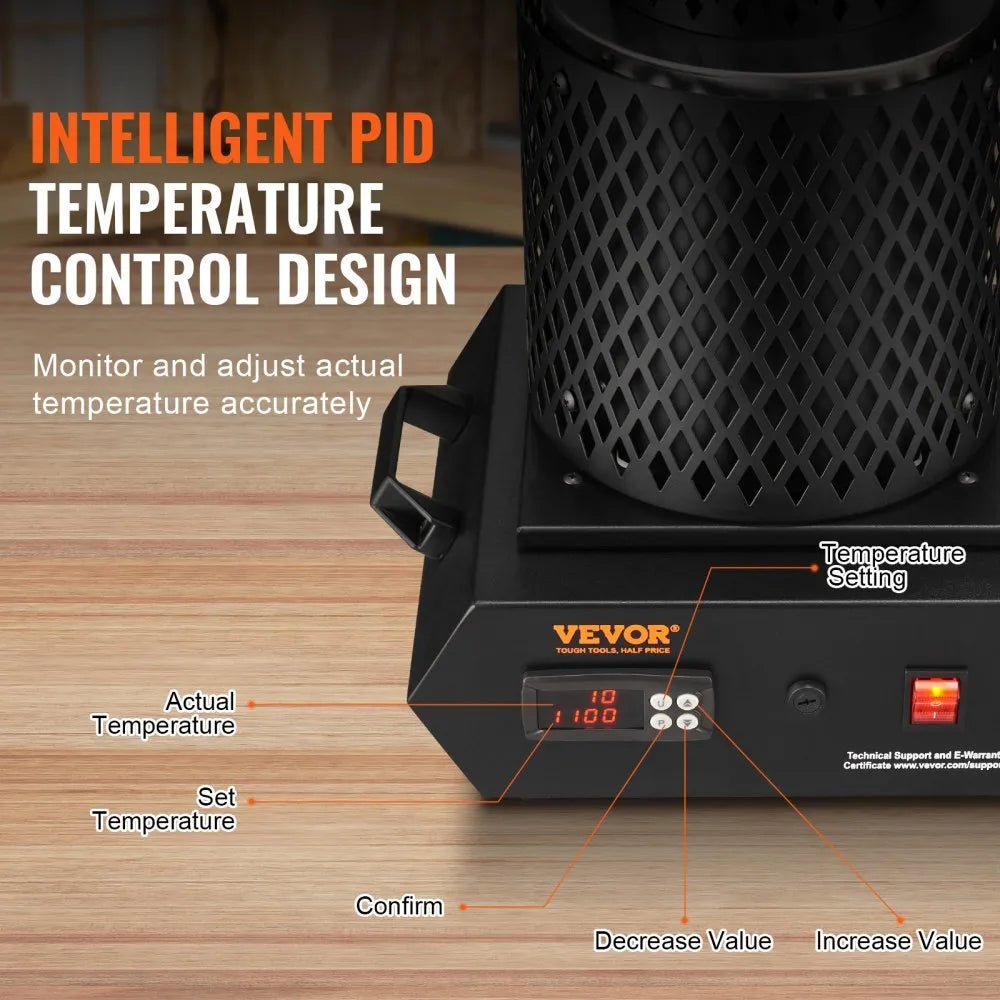 GF1150ND1-3KG(US) - 1350W Gold Melting Furnace with Graphite Crucibles