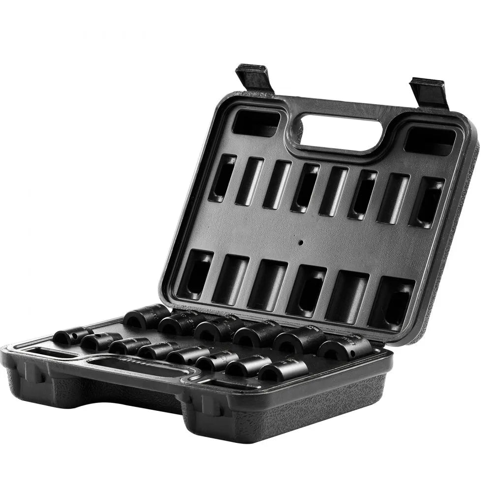 SX38MST1400 - 14-Piece VEVOR Impact Socket Set with Durable Case