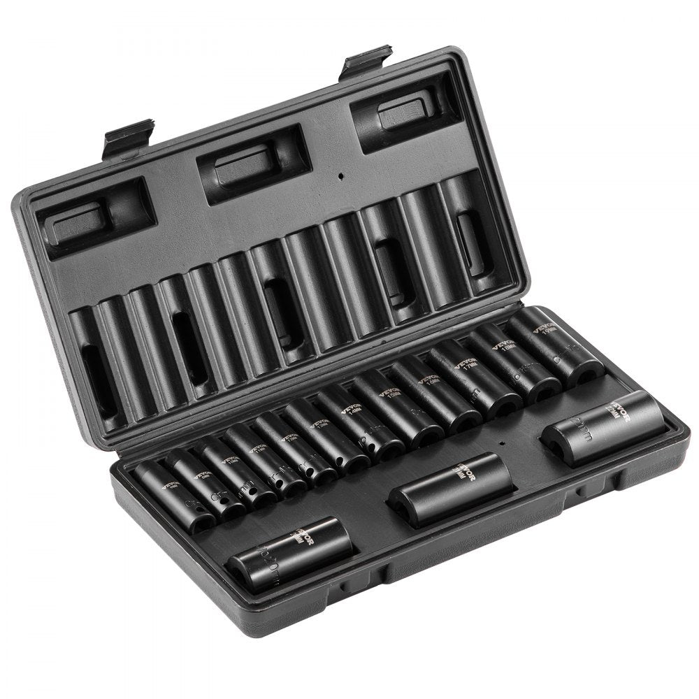 SX38D15000 - 15-Piece Impact Socket Set for Automotive and Industrial Use