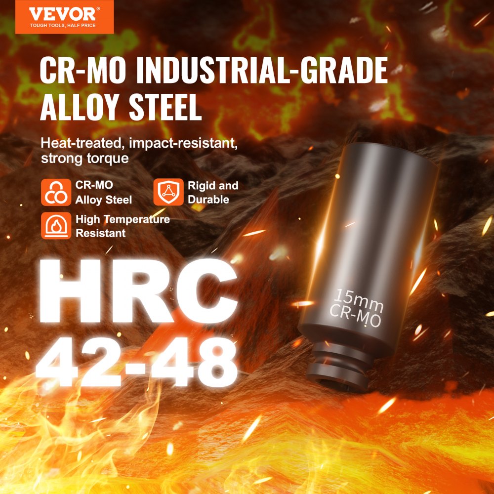 XL3071 - 14-Piece 1/4" Impact Socket Set in Portable Case