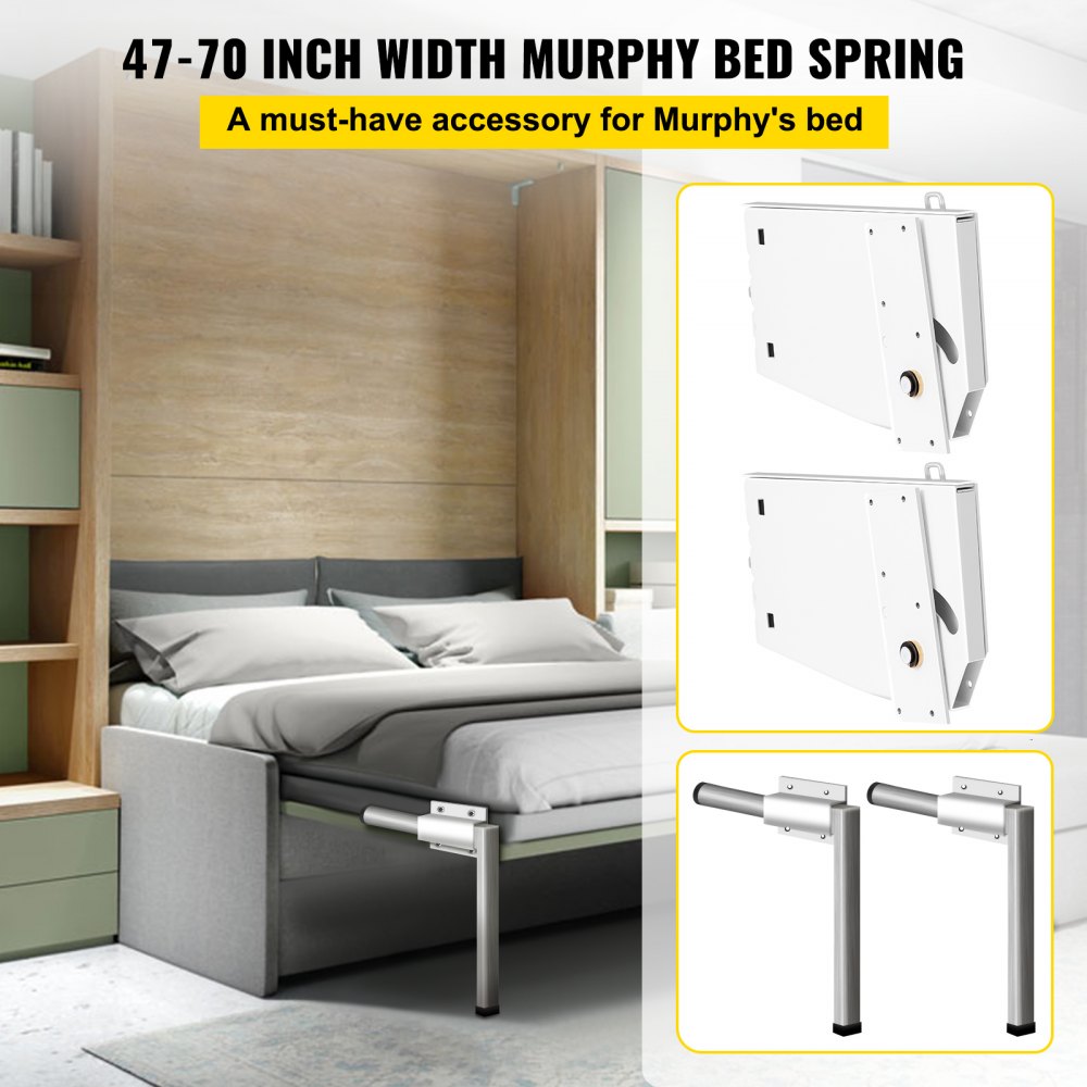 VV-CJ-ZFCJ - Heavy-Duty Wall Bed Mechanism for King/Queen Beds