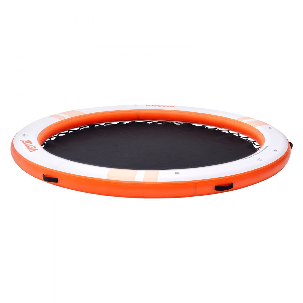 CDM244 - 8FT Inflatable Dock with Trampoline & Ladder for Water Fun