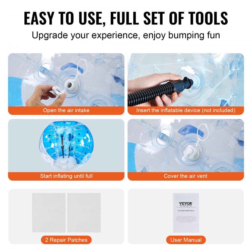 HCPPQ-009 - 5FT Inflatable Bumper Ball for Safe Family Fun