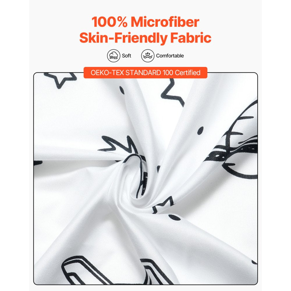 SYSH-KID701 - Reversible Kids Comforter Set, 7 Pieces, Soft & Durable