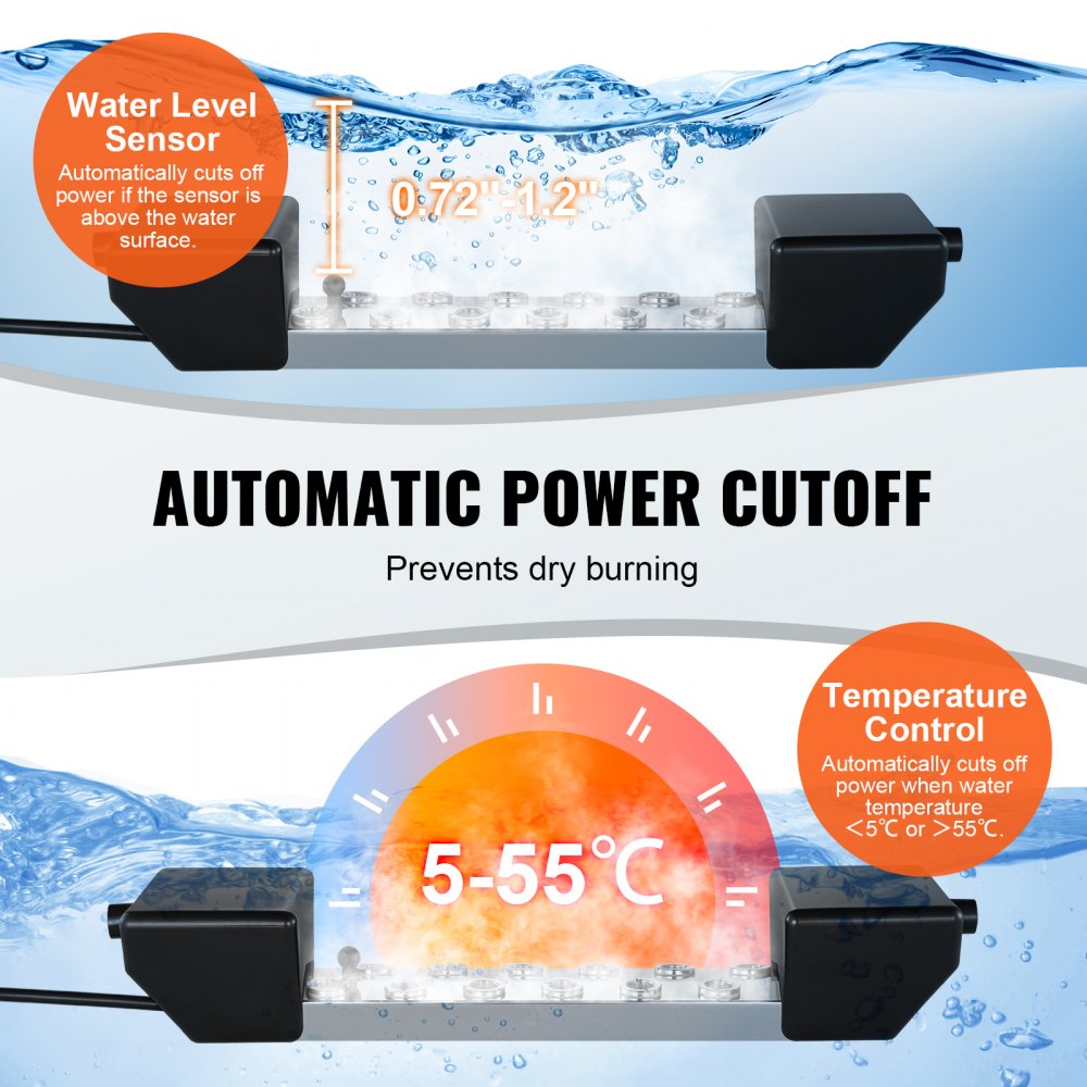 NS-12T-M - 12-Head Ultrasonic Fogger 9000mL/H for Ponds & Decor