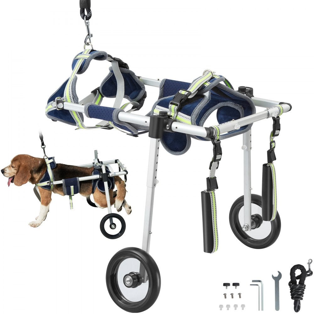 SS2-S - Lightweight 3lbs Adjustable Dog Wheelchair for Mobility and Comfort