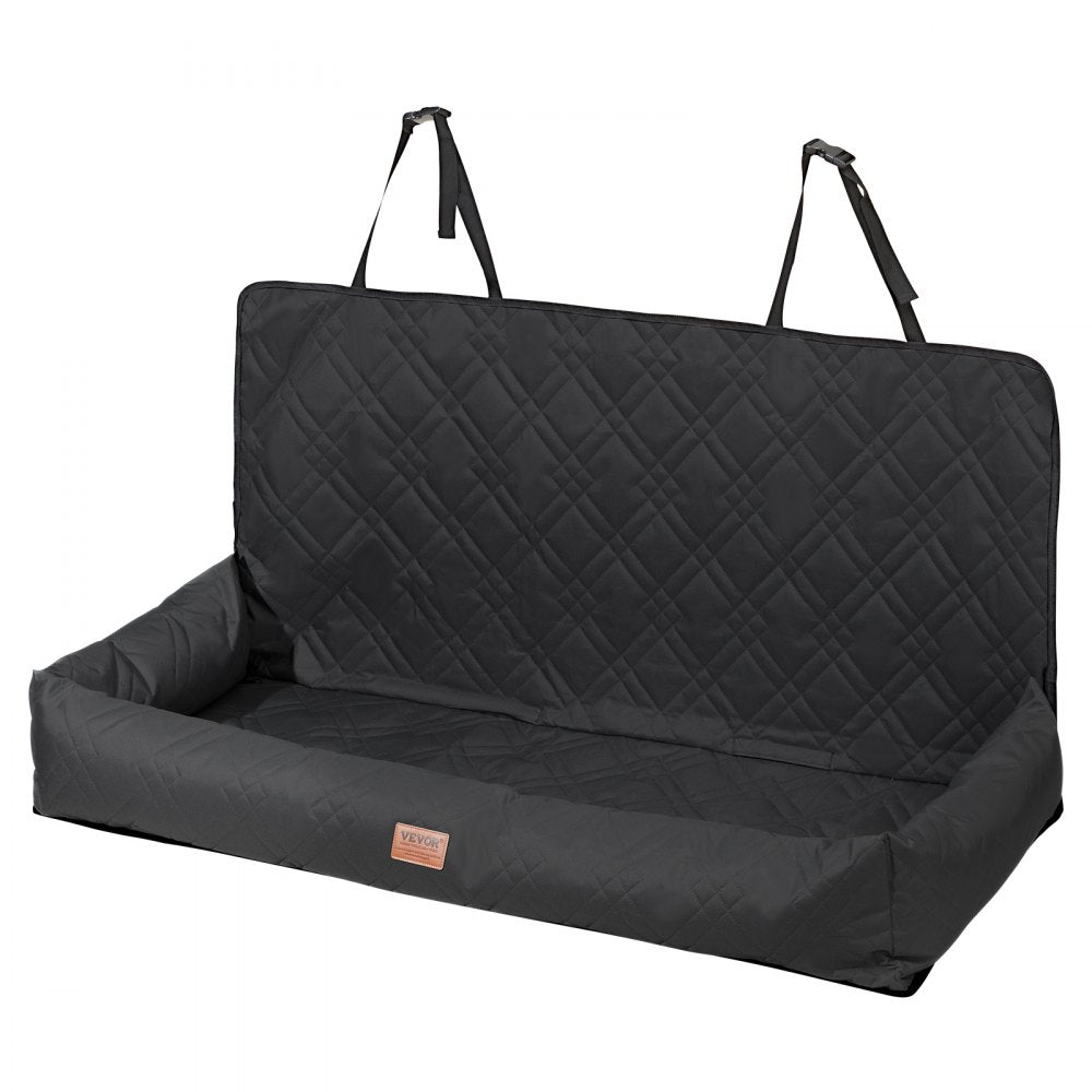 JBS-PCS-002-BLACK - Soft Media Car Booster Seat for Large Dogs up to 100 lbs