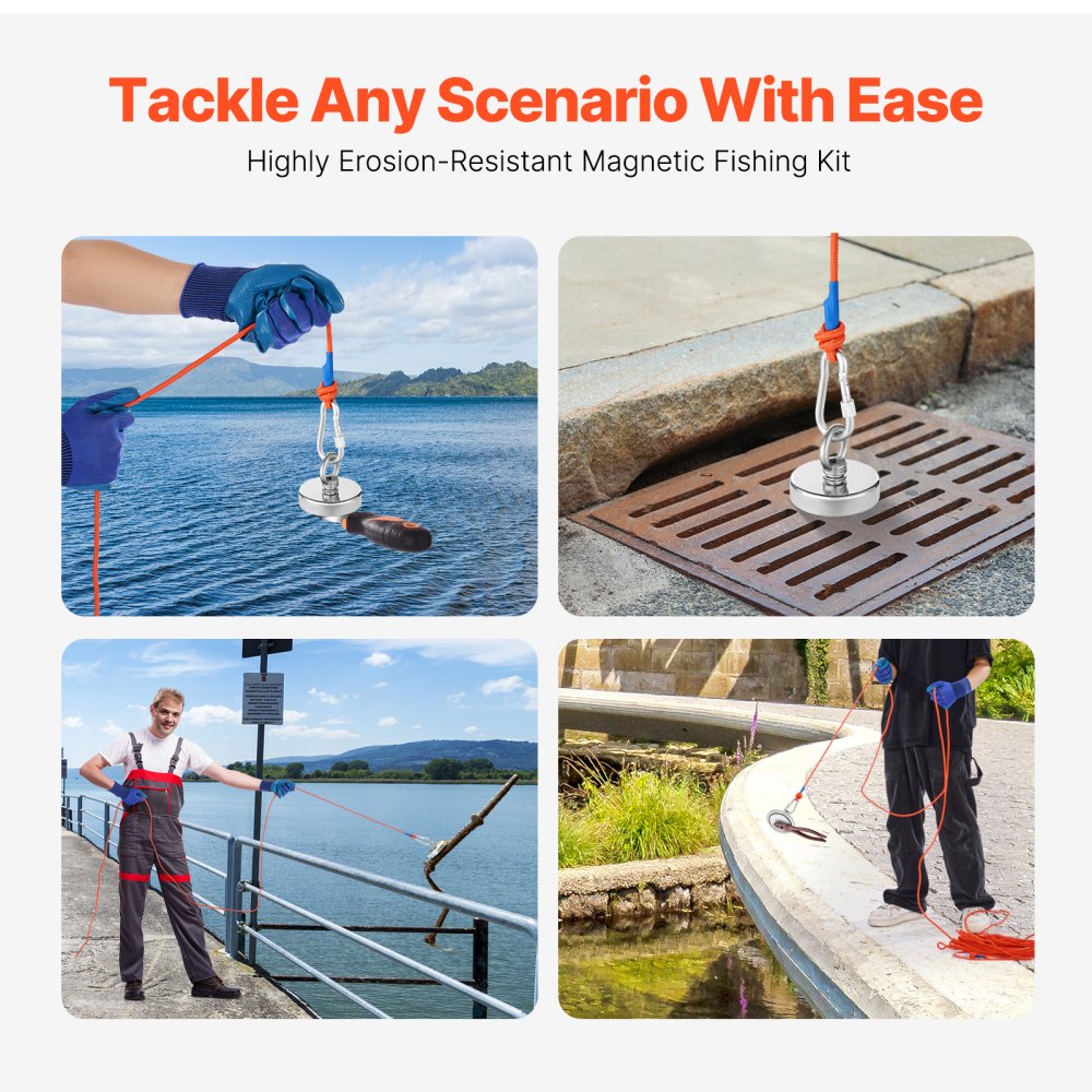 MG L-75A-700 LBS - 700 LBS Neodymium Fishing Magnet for Underwater Retrieval