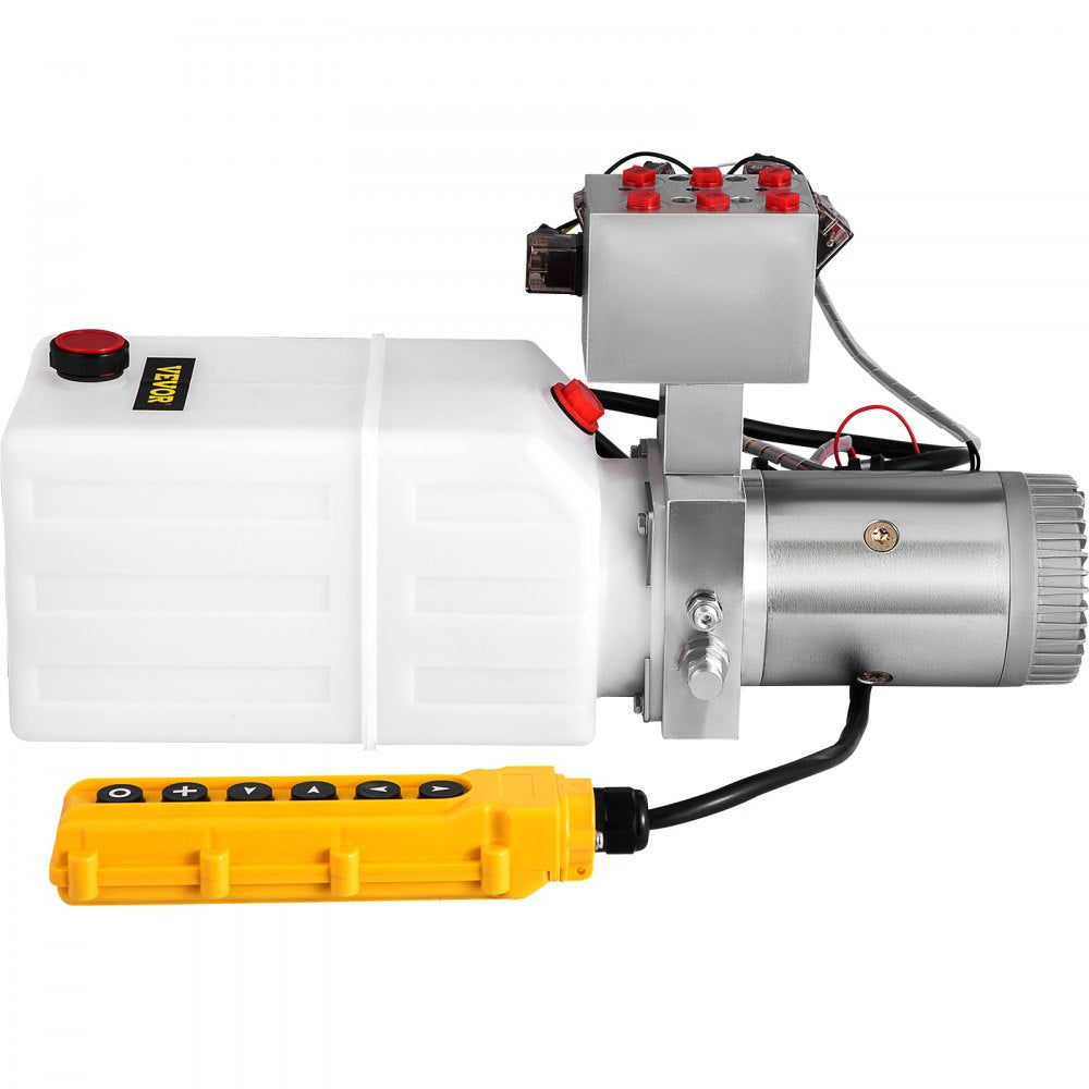 010760979809 - Heavy Duty 6-Way Hydraulic Pump for Dump Trailers